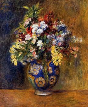 Pierre Auguste Renoir : Flowers in a Vase II